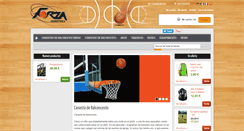 Desktop Screenshot of canastadebaloncesto.com