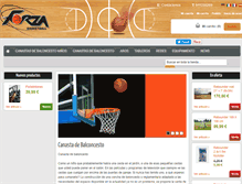 Tablet Screenshot of canastadebaloncesto.com